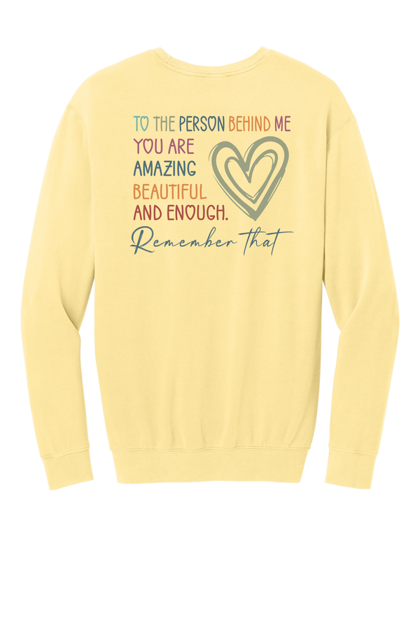 Dear Person- Comfort Color (LT) Crewneck - 4