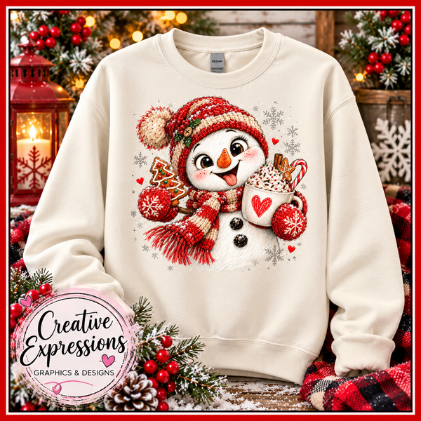 Christmas Cocoa Snowman - 1