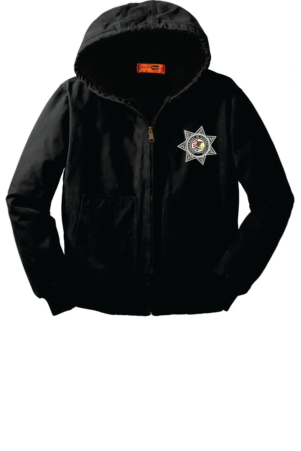 Centralia- Cornerstone Washed Duck Cloth Insulated Hooded Jacket - 1