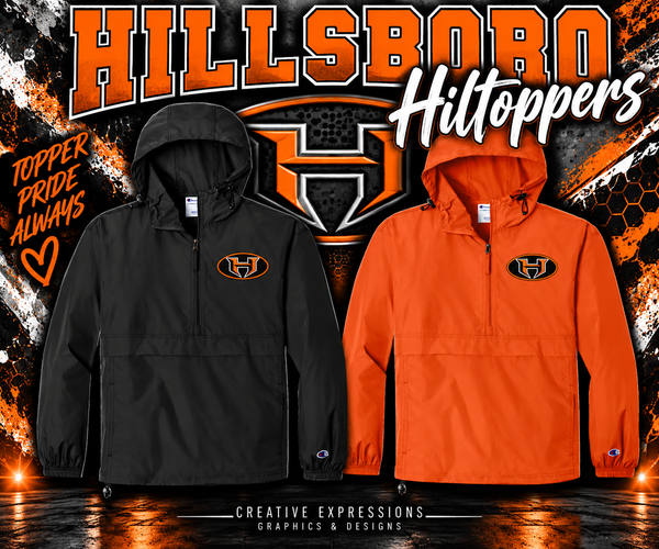 Hillsboro Hiltoppers Champion Packable Anorak Jacket - 1