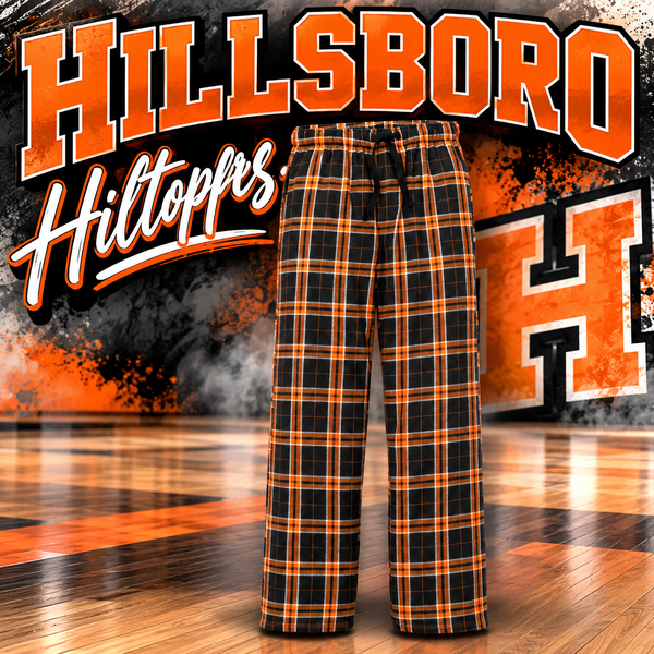 Hillsboro Hiltoppers – Plain Flannel Pants - 1