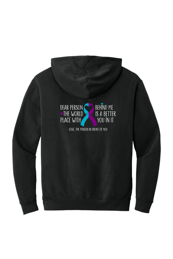 Behind Me- Comfort Color (LT) Hoodie - 3