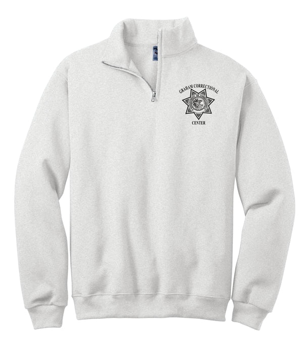 Jerzees 1/4 Zip Cadet Collar Sweatshirt - Graham - 1