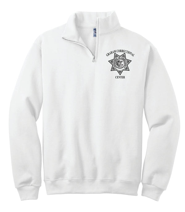 Jerzees 1/4 Zip Cadet Collar Sweatshirt - Graham - 1
