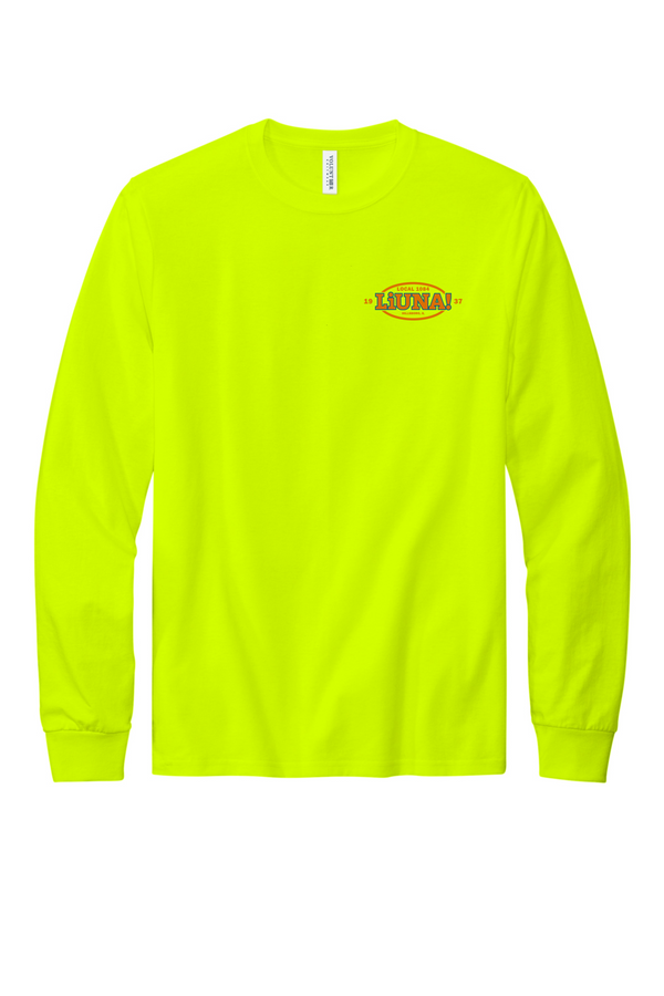 Local 1084- Long Sleeve T-Shirt- Safety Green - 3