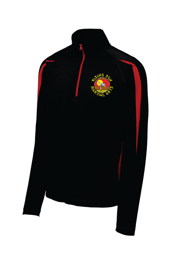 Sport-Tek Sport-Wick Stretch 1/2 Zip Colorblock Pullover - 1