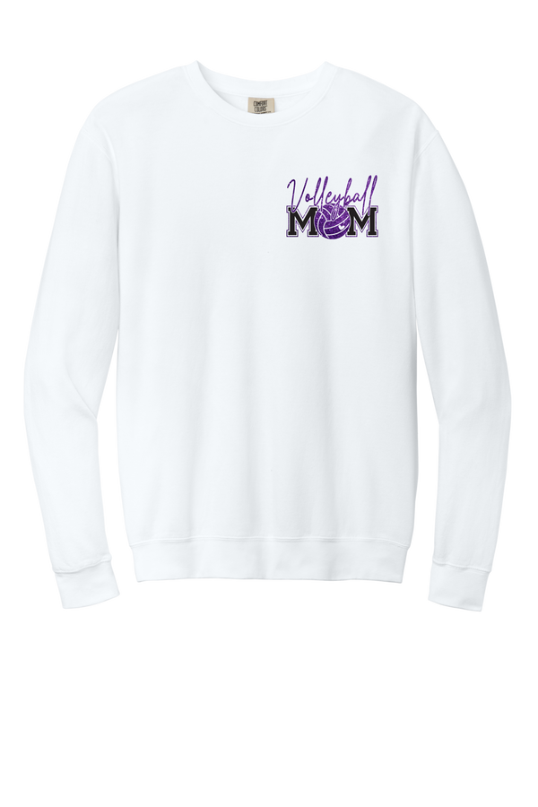 Volleyball Mom- Comfort Color (LT) Crewneck - 3