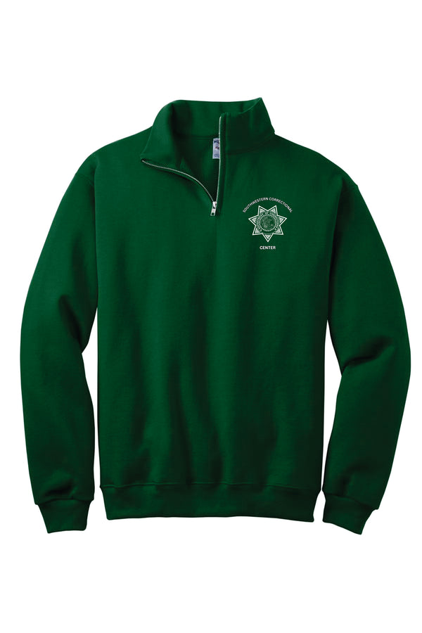 Southwestern- Jerzee 1/4 Zip Cadet Collar Sweatshirt - 10