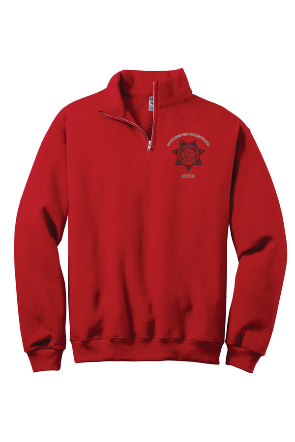 Southwestern- Jerzee 1/4 Zip Cadet Collar Sweatshirt - 6