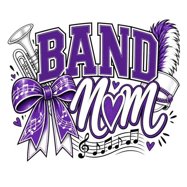 Band Mom- Comfort Color T-Shirt - 1