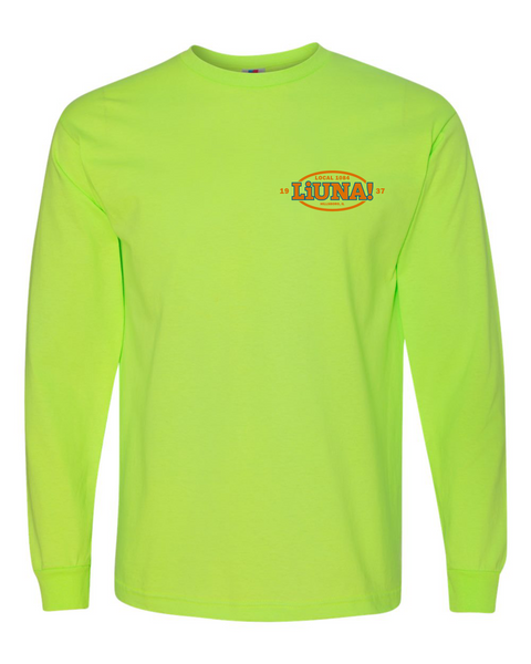 Buy lime-green Local 1084- Long Sleeve- 100% Cotton (5060)