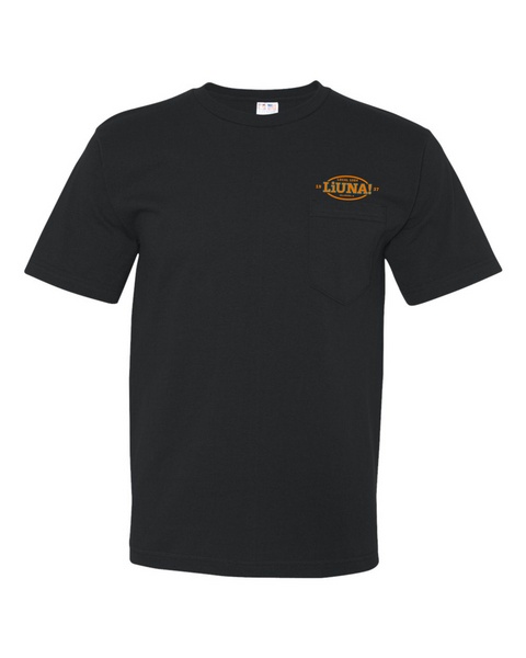Buy black Local 1084- T-Shirt/Pocket-  100% Cotton- (5070)