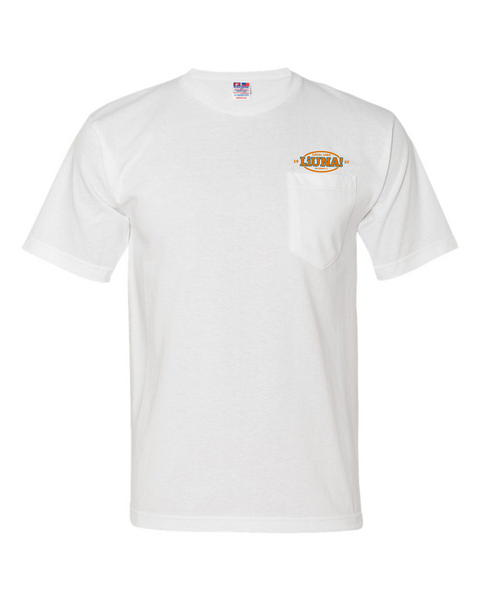 Buy white Local 1084- T-Shirt/Pocket-  100% Cotton- (5070)