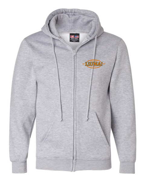 Buy dark-ash Local 1084- Full Zip Hooded Sweatshirt (900)
