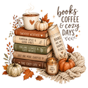 Book Lover(FALL)- Comfort Color T-Shirt - 1