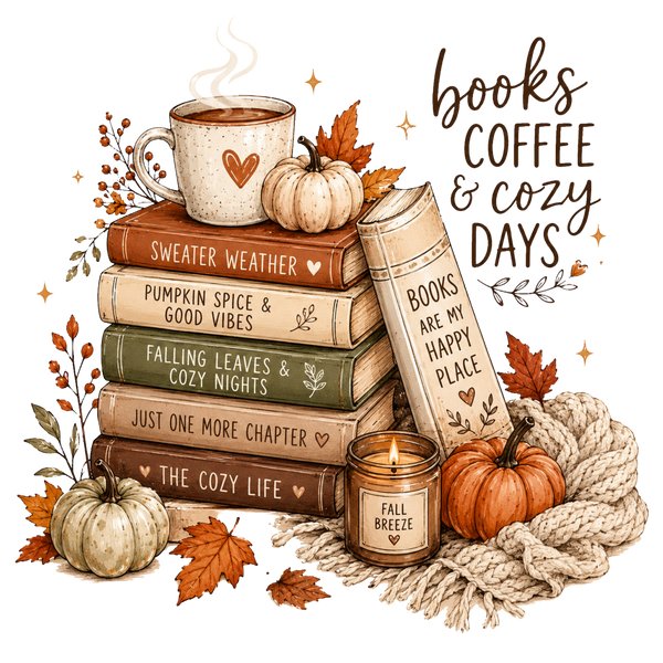 Book Lover(FALL)- Comfort Color T-Shirt - 1