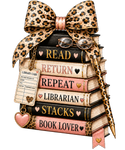 Books(Bow)- Comfort Color T-Shirt - 1