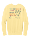 Dear Person- Comfort Color (LT) Crewneck - 4