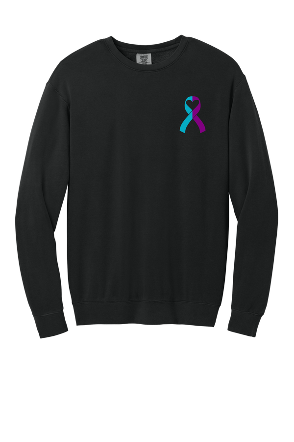 Behind Me- Comfort Color (LT) Crewneck - 4