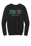 Behind Me- Comfort Color (LT) Crewneck - 3
