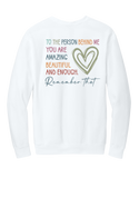 Dear Person- Comfort Color (LT) Crewneck - 7