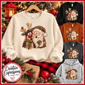 Christmas Leopard Santa - 1