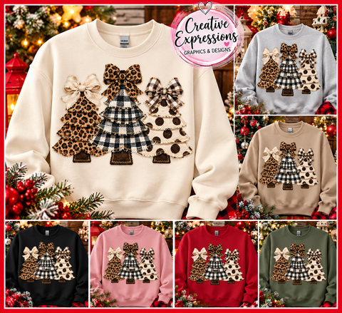 Christmas Patchwork Trees