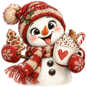 Christmas Cocoa Snowman - 2
