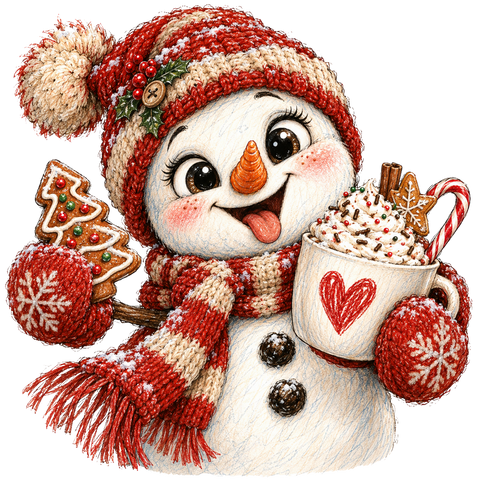 Christmas Cocoa Snowman - 0