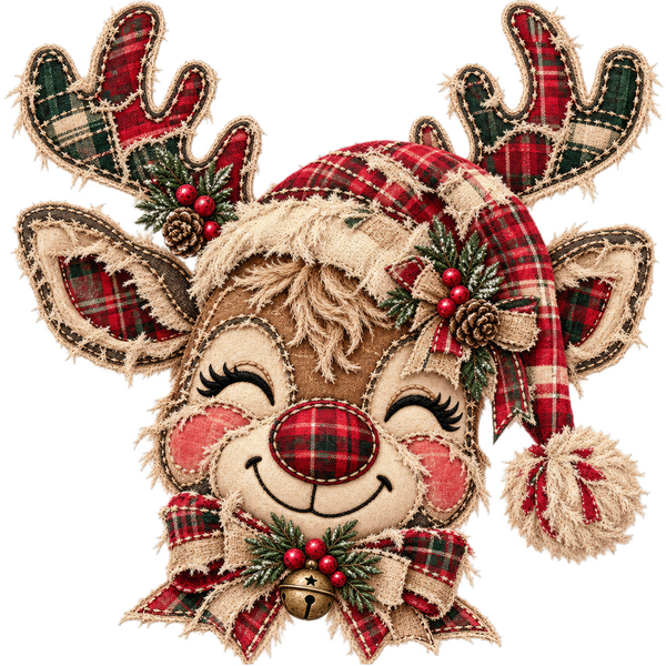 Christmas Plaid Reindeer - 2