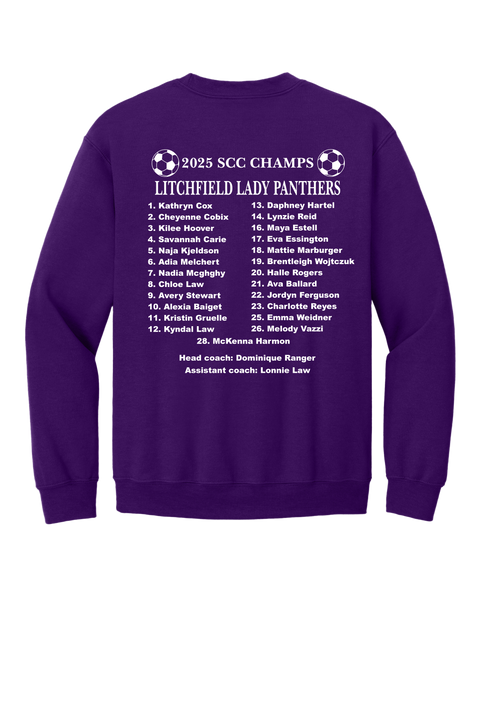 Crewneck-LHS Lady Soccer Champs - 0
