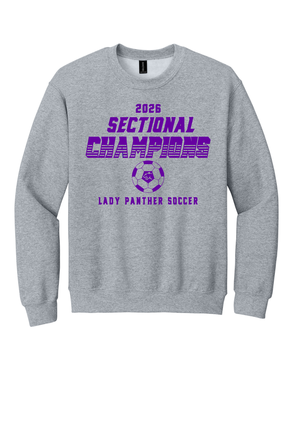 Crewneck-Sectional Champs- LHS Lady Soccer - 1