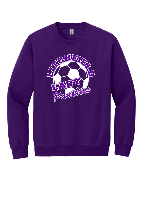 Buy purple Crewneck- Girls Soccer