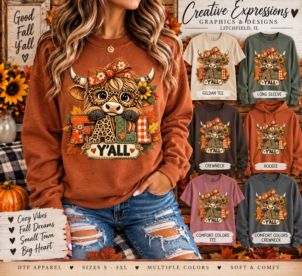 Fall Ya'll Cow - 1