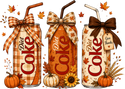 Fall Diet Coke- Comfort Color Long Sleeve - 1