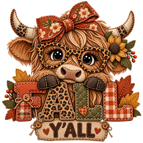 Fall Ya'll Cow - 0