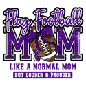 Flag Football Mom- P&C Hoodie - 1
