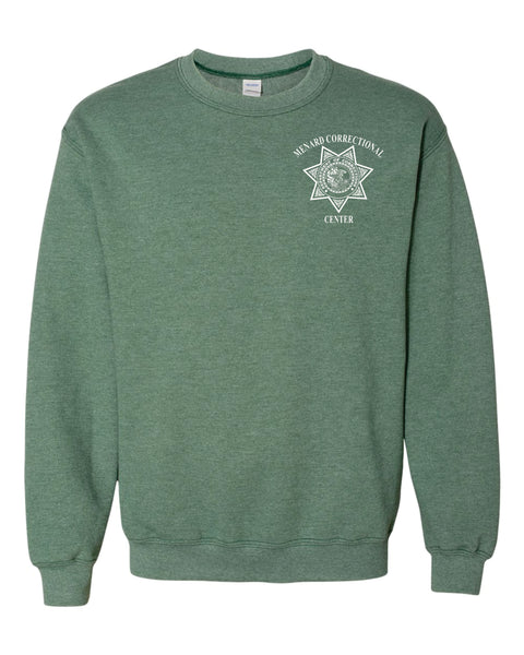 Buy heather-sprt-dk-grn Menard- Gildan Heavy Blend Crewneck Sweatshirt- Heather Colors