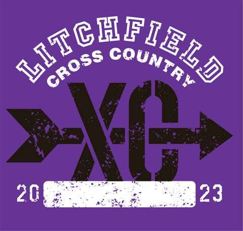 Cross Country T-Shirt-Purple - 0