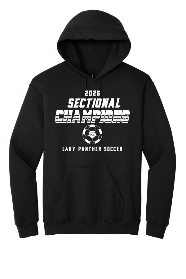 Hoodie- Sectional Champs- LHS Lady Soccerr - 2