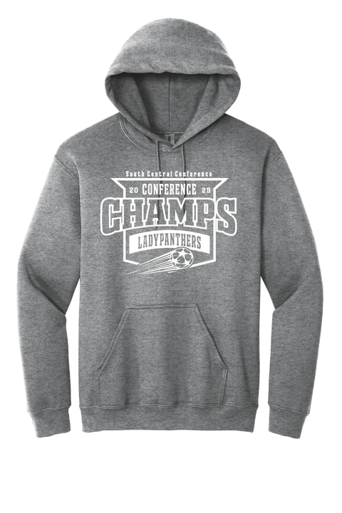 Buy gray Hoodie- LHS Lady Soccer Champs