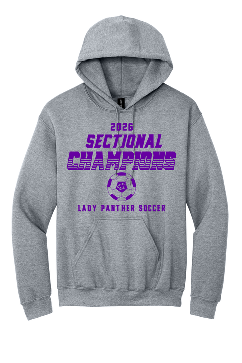 Hoodie- Sectional Champs- LHS Lady Soccerr
