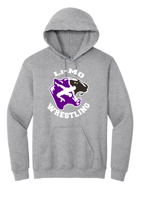 Buy gray Youth Hoodie- Wrestling