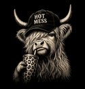 Hot Mess Cow- Gildan T-Shirt - 1