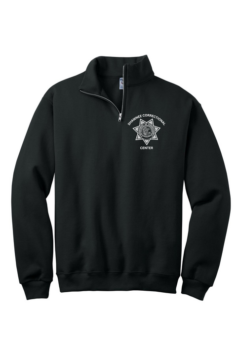Shawnee- Jerzee 1/4 Zip Cadet Collar Sweatshirt