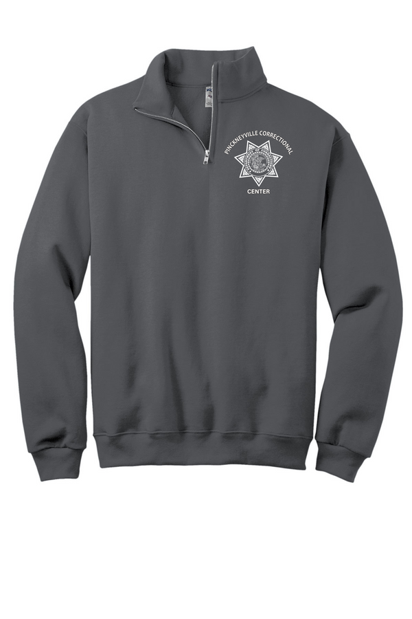 Pinckneyville- Jerzee 1/4 Zip Cadet Collar Sweatshirt - 3
