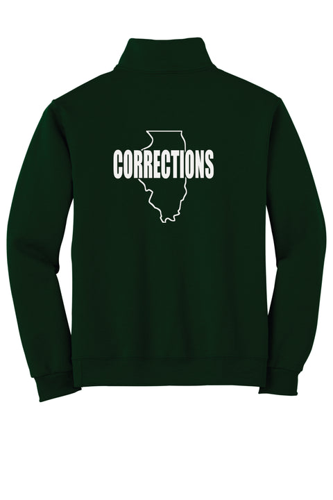 Jerzees 1/4 Zip Cadet Collar Sweatshirt - Graham - 0