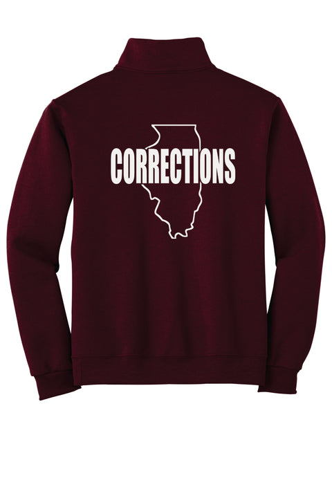 Jerzees 1/4 Zip Cadet Collar Sweatshirt - Graham - 0