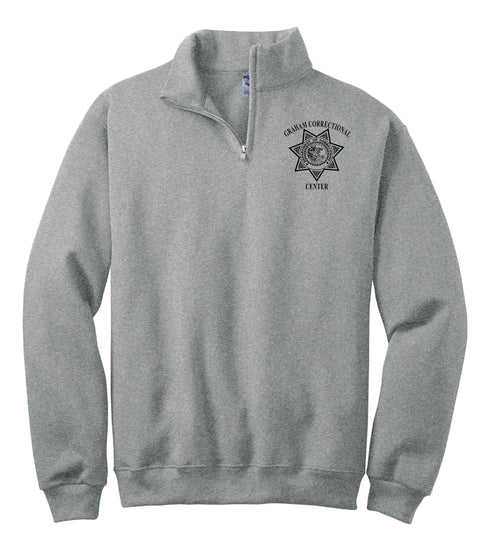 Jerzees 1/4 Zip Cadet Collar Sweatshirt - Graham