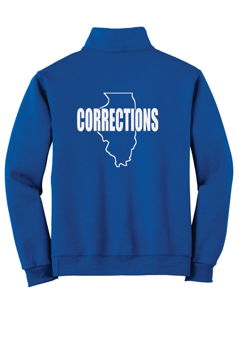 Jerzees 1/4 Zip Cadet Collar Sweatshirt - Graham - 0